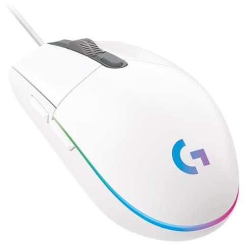 Mouse G G102 Lightsync 6 Tasti 8000 DPI Colore Bianco - Foto 3
