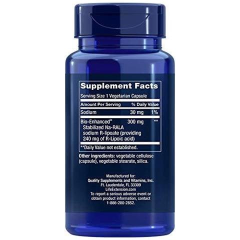 Super R-lipoico (60 Vegetariana Capsule) 240mg - Foto 4