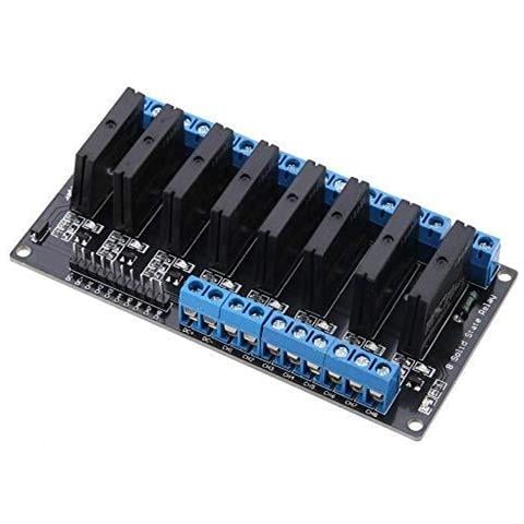 Modulo Rel Solid State High Level Trigger 5v 8 Canali 2a Con Resistivo Fuse - Foto 1