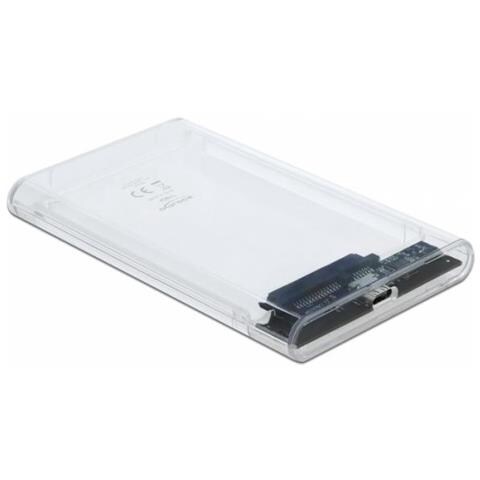 2,5 External Enclosure Sata Hdd > Usb3.0 - Speichergehuse - 2.5"" (6,4 Cm) - Sata 6gb / s - 6 Gbit / s - Usb 3,1 (gen 2) - Durchsichtig (42617)  - Foto 1