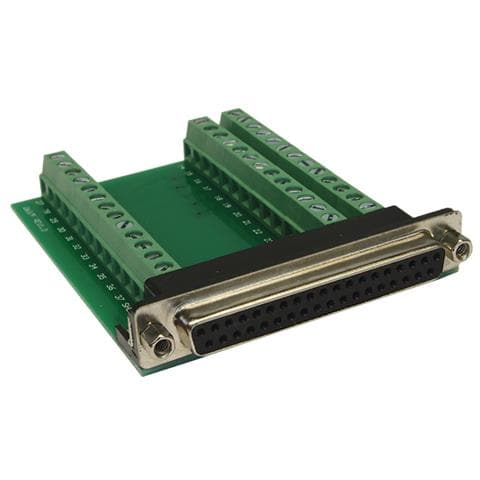 EX-49040, 37p D-SUB, 39p, Femmina / femmina, Verde, Argento, RoHS, 0 - 55 C - Foto 1