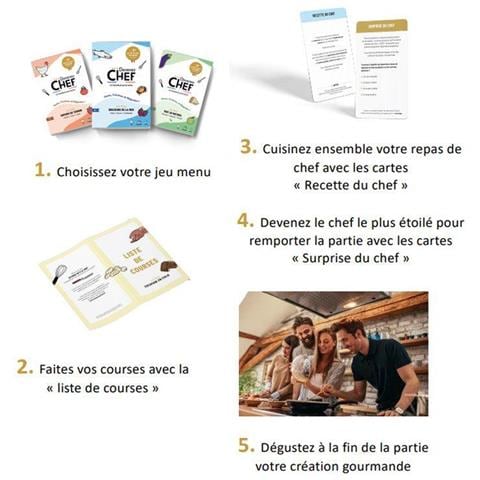 Devenez Chef - Gioco Menu Tutto Naturale - In Francese - Foto 1