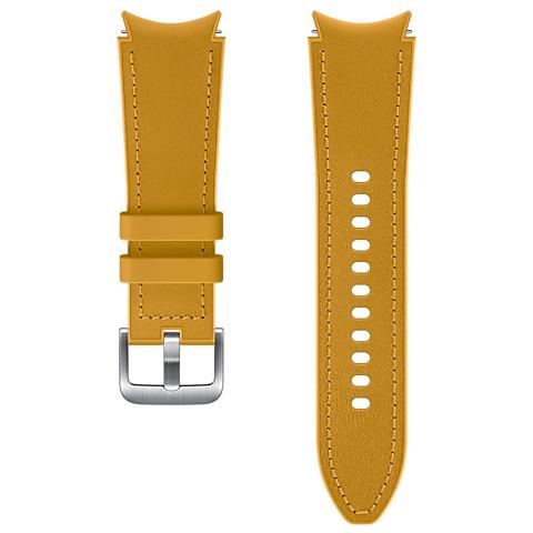 Cinturino Et-shr88syegeu Smartwatch Galaxy Watch4 Watch4 Classic Hybrid Leather Strap Band Marrone - Foto 1