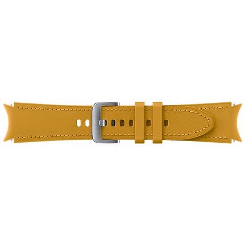 Cinturino Et-shr88syegeu Smartwatch Galaxy Watch4 Watch4 Classic Hybrid Leather Strap Band Marrone - Foto 4