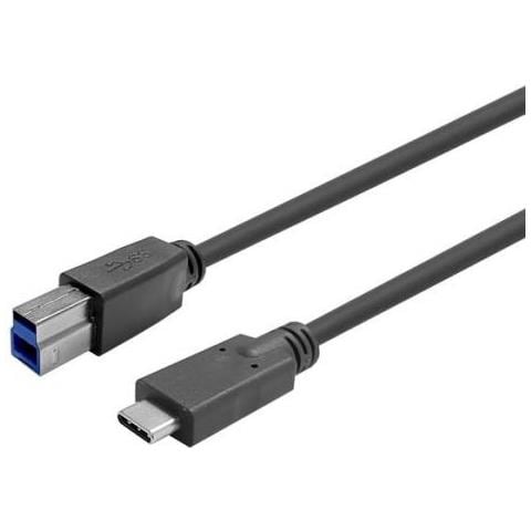 Prousbcbmm15 Cavo Usb 15 M Usb 3.2 Gen 1 (3.1 Gen 1) Usb C Usb B Nero - Foto 1