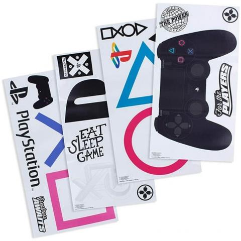 Set Adesivi Sony Playstation - Riposizionabili Impermeabili Da Parete - - Paladone - Foto 1