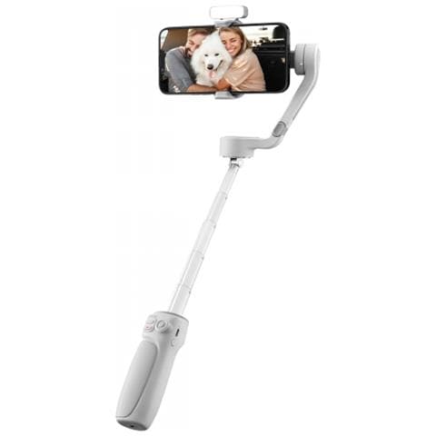 Tech Smooth Q4 Stabilizzatore Per Fotocamera Per Smartphone Bianco, Grigio - Foto 2