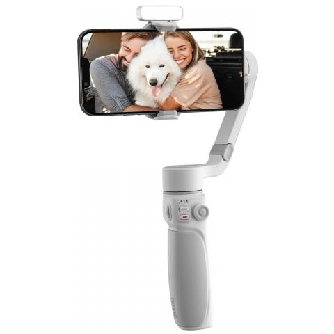Tech Smooth Q4 Stabilizzatore Per Fotocamera Per Smartphone Bianco, Grigio - Foto 3