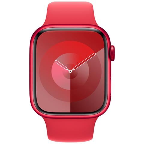 Cinturino Sport Red (45 mm) - Compatibilità: Modelli di Apple Watch 42 mm 44 mm 45 mm 49 mm Materiale: Fluoroelastomero Misura: S /M - Foto 3