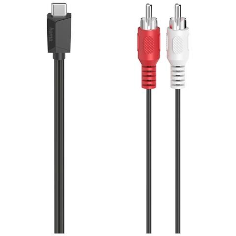 00200730 Cavo Audio 1,5 M Rca Usb Nero - Foto 1