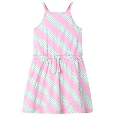 Abito Da Bambina Con Coulisse Senza Maniche Rosa 116 - Foto 1