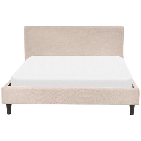 Letto Tessuto Fitou 140 X 200 Cm Beige - Foto 2