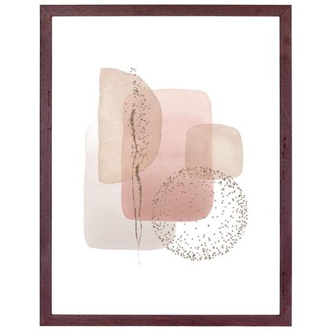 Set 3 Quadri Aspen - Bianco - Mdf - 40x30x1,5 Cm - Foto 2