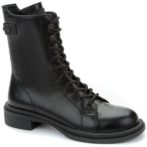 Black Casual Closed Booties Stivaletti Sintetico E Tessile Scarpe Donna Nero Eu 36, 938016/05-01 - Foto 1