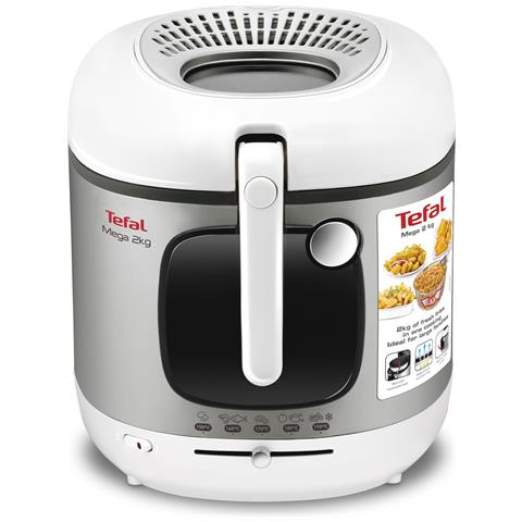 FR4800 Singolo Indipendente 2100 W Friggitrice Acciaio inox, Bianco - Foto 2