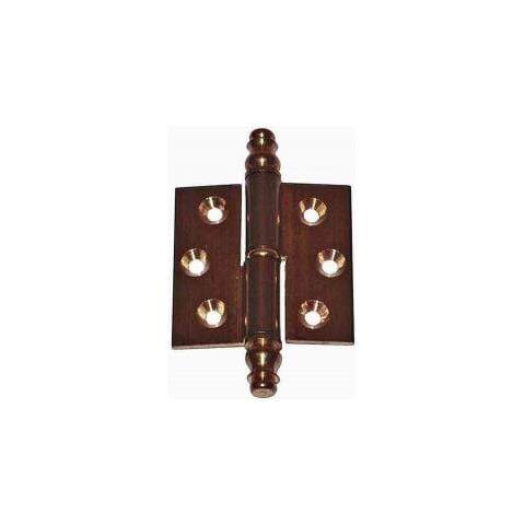 -mobilia-2 Cerniere Per Mobili In Ottone Bronzato Con Testina Mm 40x40dx - Foto 1