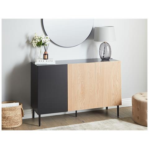 Armadio Blythe Frassino Naturale Nero - Foto 1