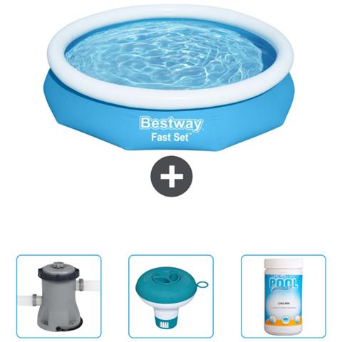 Piscina Fuori Terra - In Giro - 305x66 Cm - Blu - Include Accessori Coordinati Cb41 - Foto 1