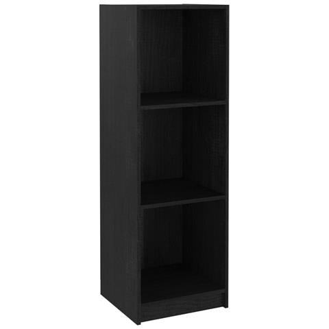 Lusso Casadino - Libreria/divisorio Nero 36x33x110 Cm In Legno Massello Di Pino - Foto 1