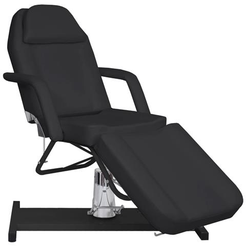 Lettino Da Massaggio Nero 180x62x (87-112) Cm - Foto 2