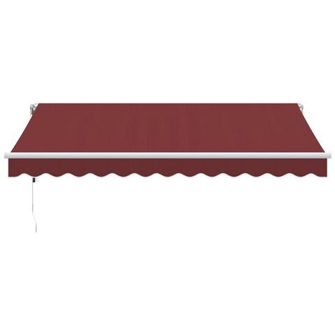 Lusso Casadino -  Tenda Da Sole Retrattile Automatica Bordò 350x250 Cm - Foto 2