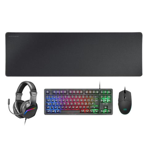 MCP-RGB3 tastiera Mouse incluso USB QWERTY Italiano Nero - Foto 1