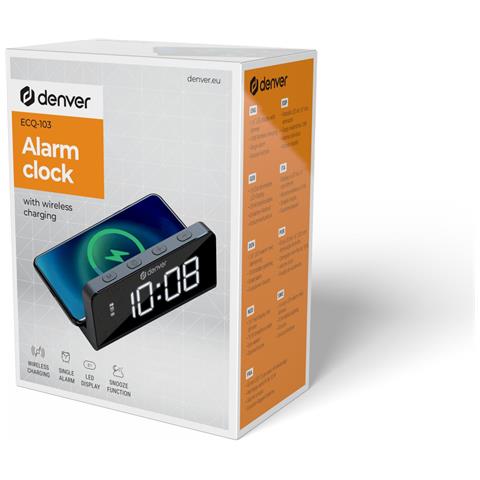 ECQ-103MK2 Sveglia digitale Nero - Foto 5