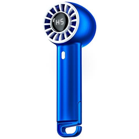 Ventola Turbo Portatile Con Display Digitale Blue - Foto 1