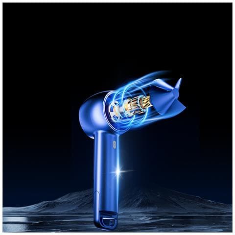 Ventola Turbo Portatile Con Display Digitale Blue - Foto 2