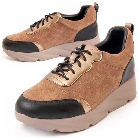 Sport Liria Marrone Marrone Materiale Sintetico E Tessile - Foto 1