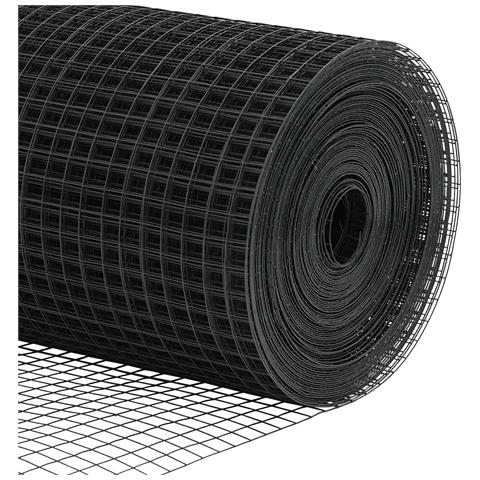 Set di Posti per Recinto PVC Set di 2 Grigio - Foto 9
