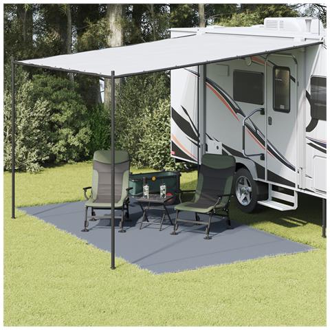 Accessorio per tende Blu-grigio Poliestere 250 x 450 cm Portatile - Foto 2