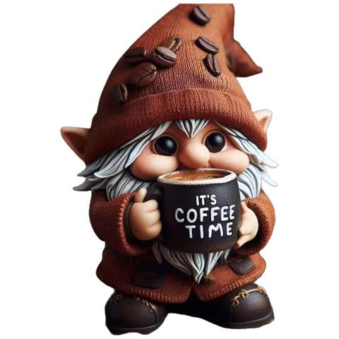 Gnomo Del Caffè Decorativo: Aggiungi Un Tocco Di Fantasia Alla Tua Casa - Foto 1