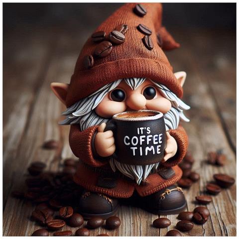 Gnomo Del Caffè Decorativo: Aggiungi Un Tocco Di Fantasia Alla Tua Casa - Foto 4
