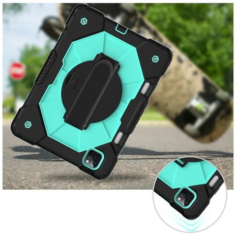 Custodia Per Ipad Pro 11 Con Supporto E Tracolla Verde - Foto 4