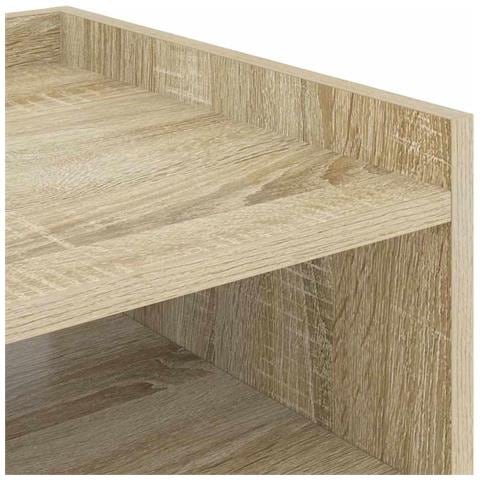 Armadio da Notte con lo scaffale rovere sonoma 40 x 40 x 61 cm - Foto 9