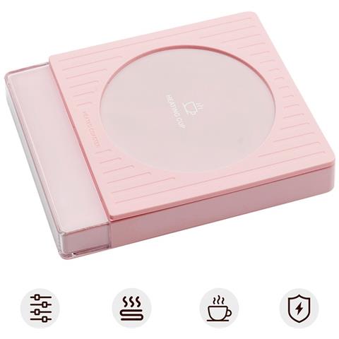 Scaldatazza Intelligente Con 4 Impostazioni Di Temperatura, Spegnimento Automatico, Controllo Touch E Display Digitale Pink - Foto 1