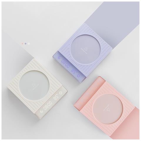 Scaldatazza Intelligente Con 4 Impostazioni Di Temperatura, Spegnimento Automatico, Controllo Touch E Display Digitale Pink - Foto 2