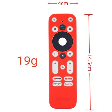 Custodia Protettiva In Silicone Compatibile Con Telecomando Walmart Onn Android Tv 2k Fhdstreaming Red - Foto 2