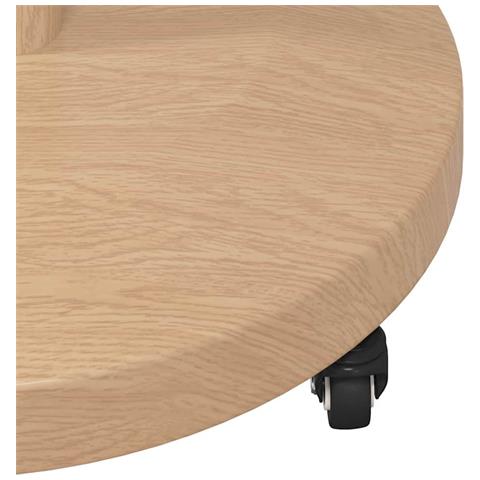 Base per Ombrello da Esterno Legno chiaro 48 x 48 x 32 cm - Foto 9