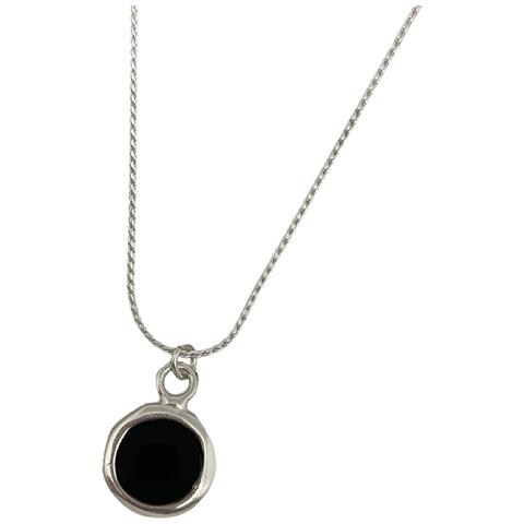Collana Con Ciondolo In Cristallo Nero Sw - Foto 4