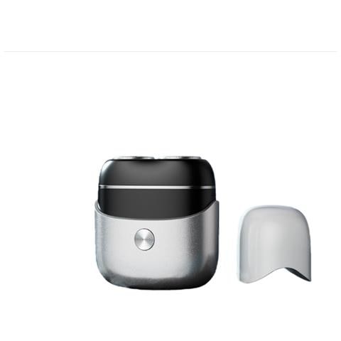 Mini Rasoio Elettrico Portatile Per Uomo - Ricaricabile Usb, Impermeabile E Da Viaggio Silver - Foto 1