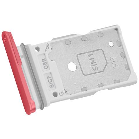 Cassetto Sim Originale Per Galaxy S25 / S25 Plus Dual Nano Sim, Rosso - Foto 4