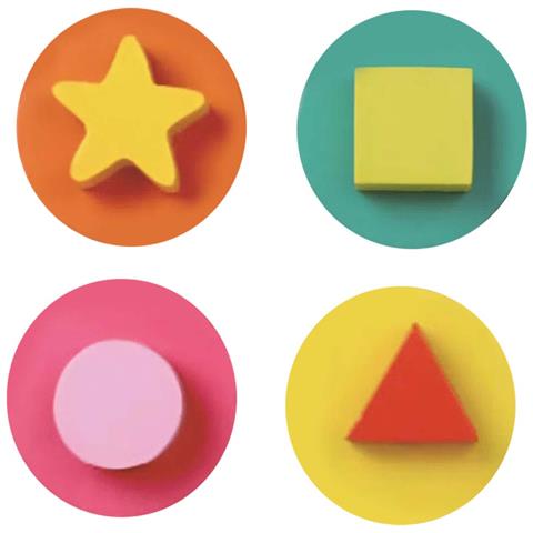 Puzzle A Incastro In Legno A 5 Pezzi Per Bambini Con Motivo Pecora 22×18 Cm, Rosa - Foto 4