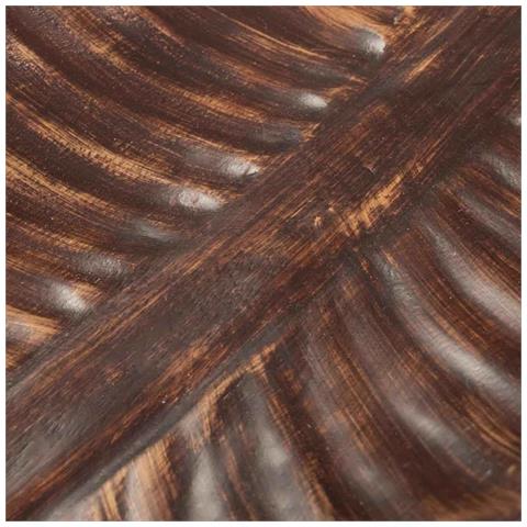 Centrotavola Foglia Marrone 54x4,5x23,5h - Foto 5