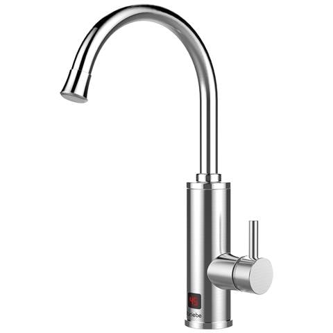 Ih1205 Rubinetto Elettrico Con Scaldabagno Istantaneo, Acqua Calda Subito Display, Inox 3600w Acciaio Inossidabile - Foto 1