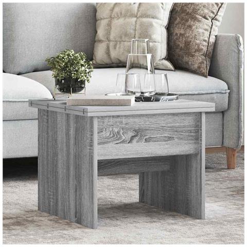 Tavolino da salotto Grigio Sonoma 55 x 54,5 x 45 cm - Foto 2