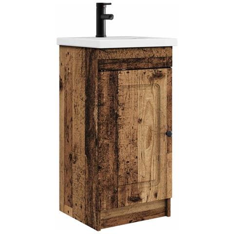 Mobile da bagno con lavabo Legno antico 42 x 40 x 84,5 cm - Foto 1