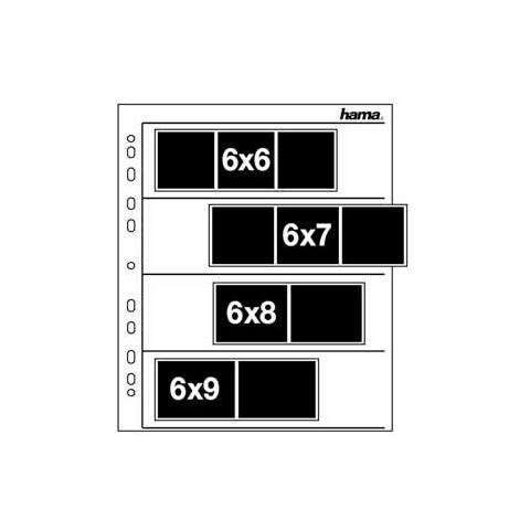 Fogli per archivio per negativi medio formato - 100 pz. - Foto 1