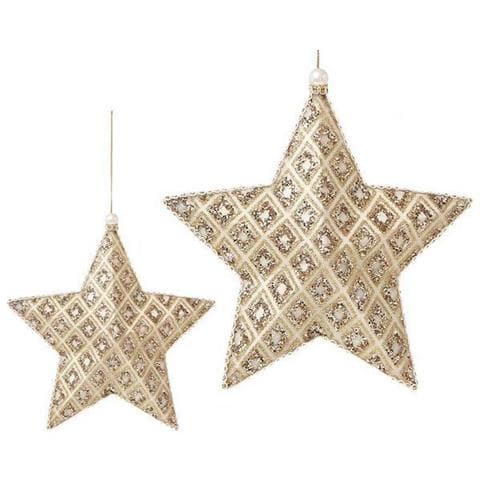 Decorazione Natalizia Stella 8261 (18 Cm) Dorata - Foto 1